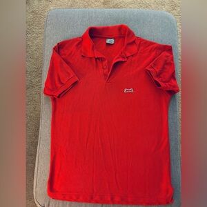 Le TIGRE Made In USA Size M Men’s Polo Shirt Short Sleeve Red